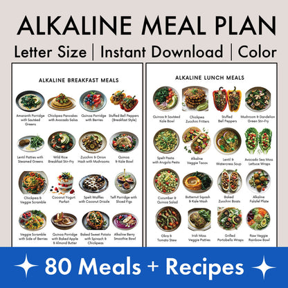 Alkaline Superfood Meal Plan - Call Me Nahdu Store