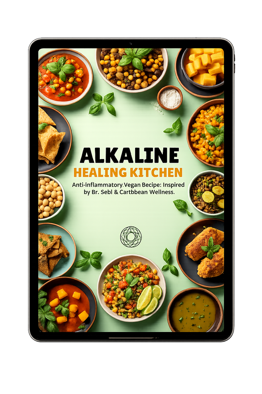 Alkaline Healing Kitchen: Anti-Inflammatory Vegan Recipes. Caribbean Inspired
