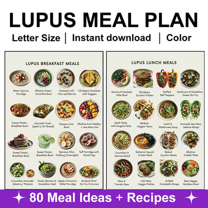 Lupus Healing Meal Plan - Call Me Nahdu Store